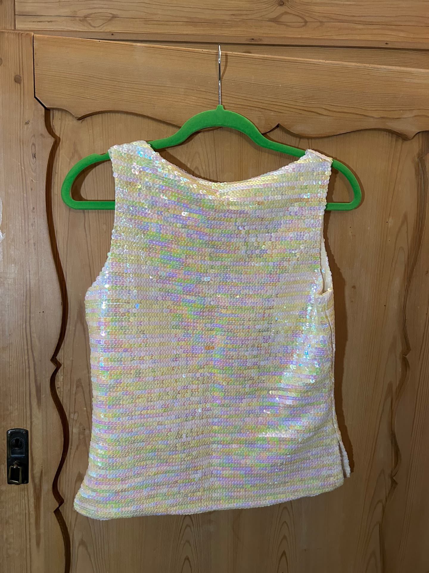 Oscar de la Renta Sequined Top