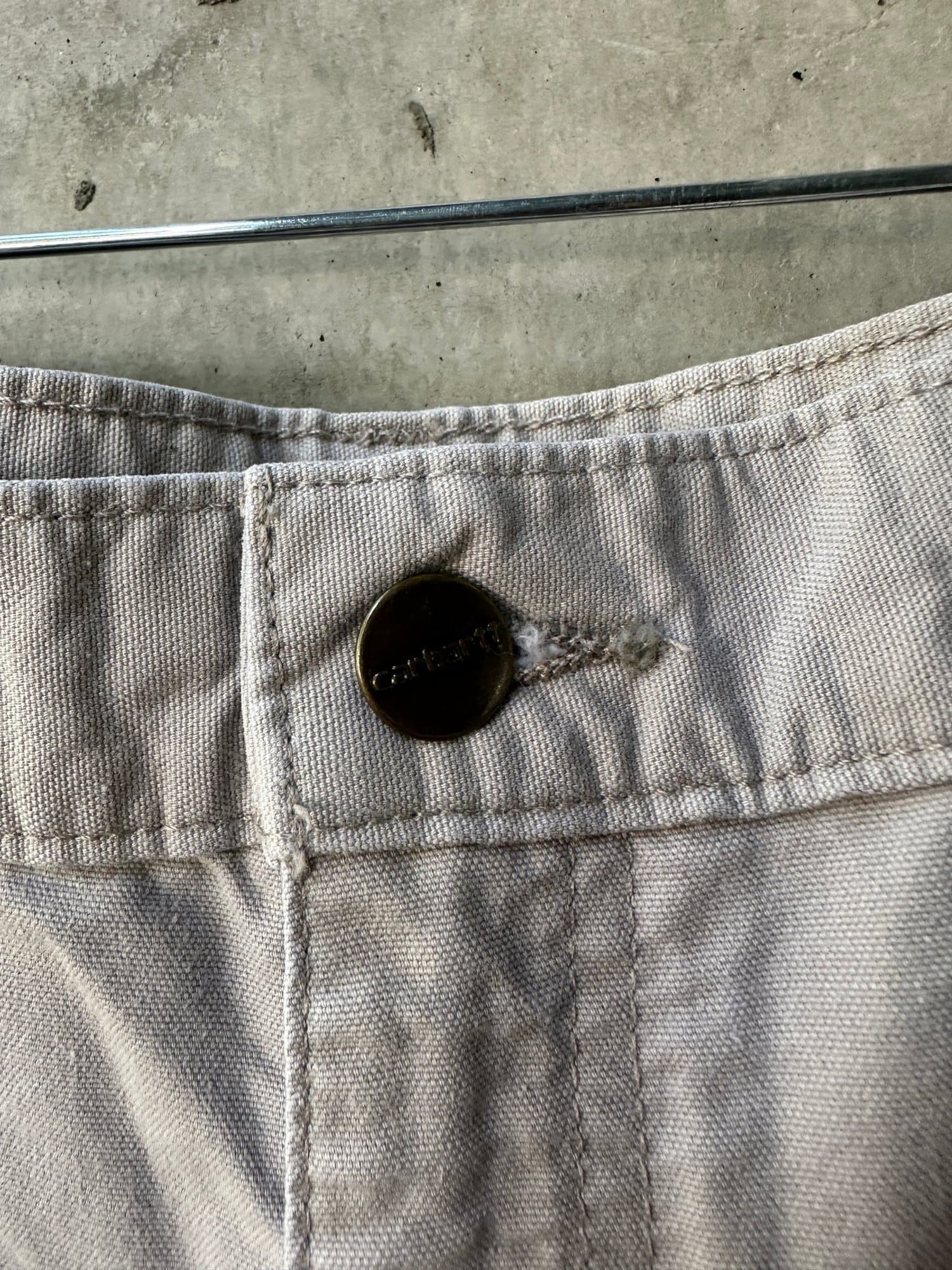 1990s-2000s Carharrt Vintage Khaki Carpenter Shorts