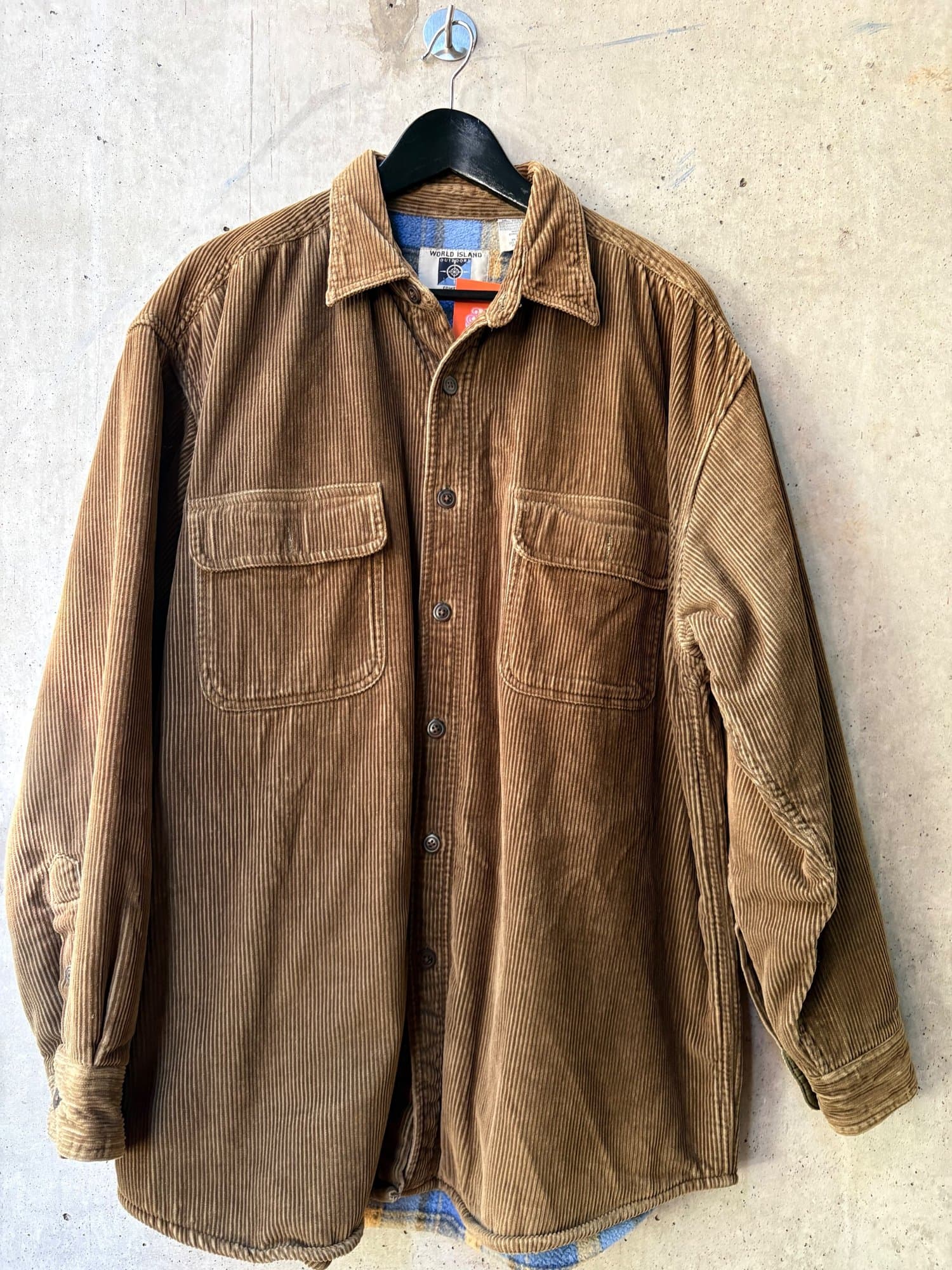 World island 1990s Copper Brown Corduroy (insulated)