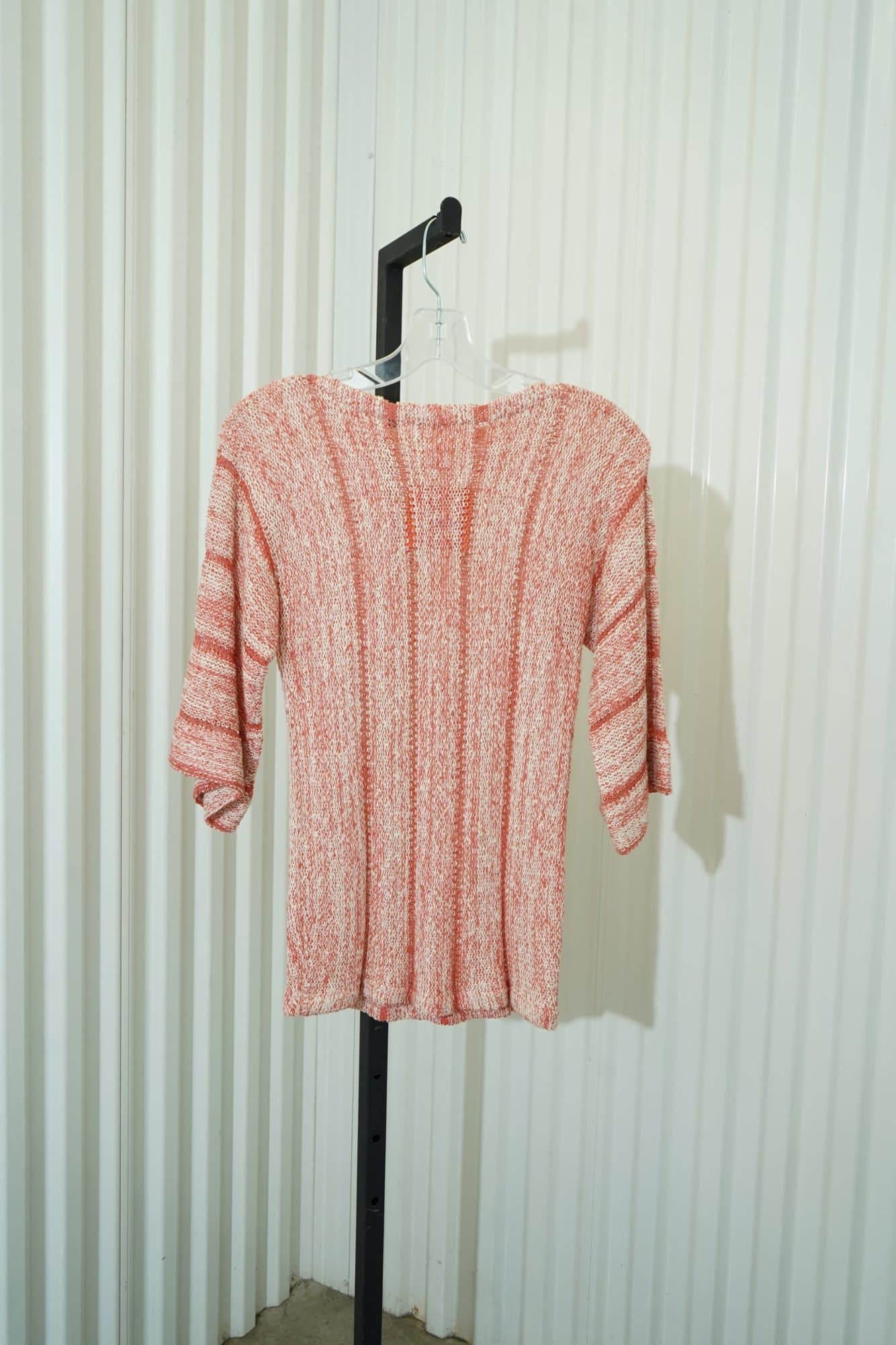 70s Mary Farrin Pink Marled Knit Sweater
