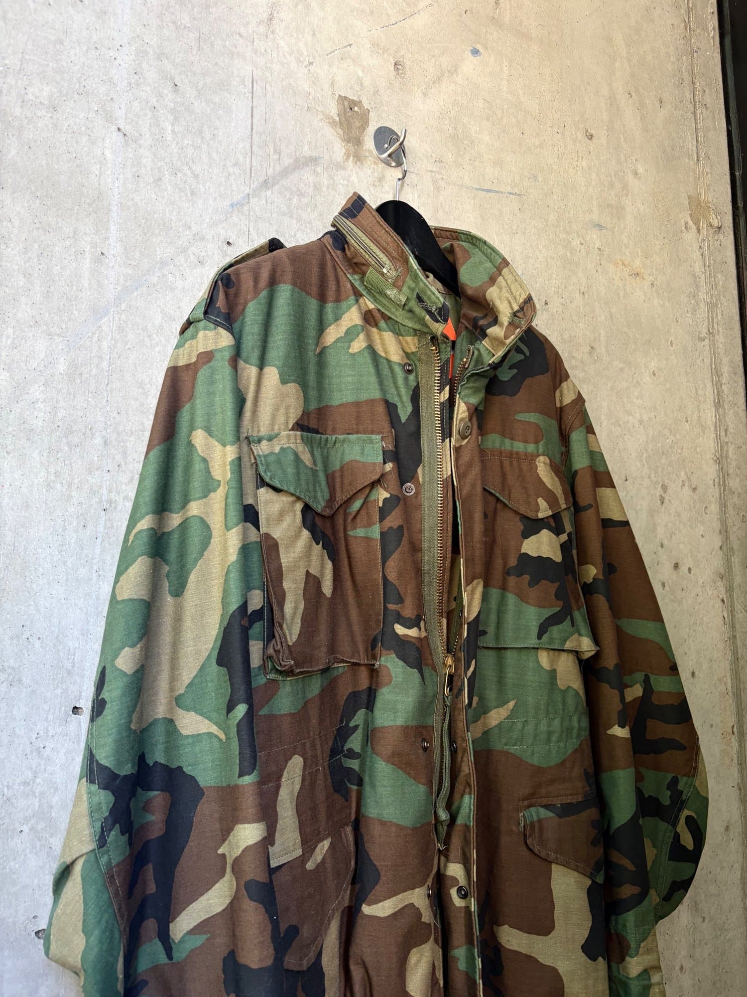 1980s-1990s Camo Military Jacket