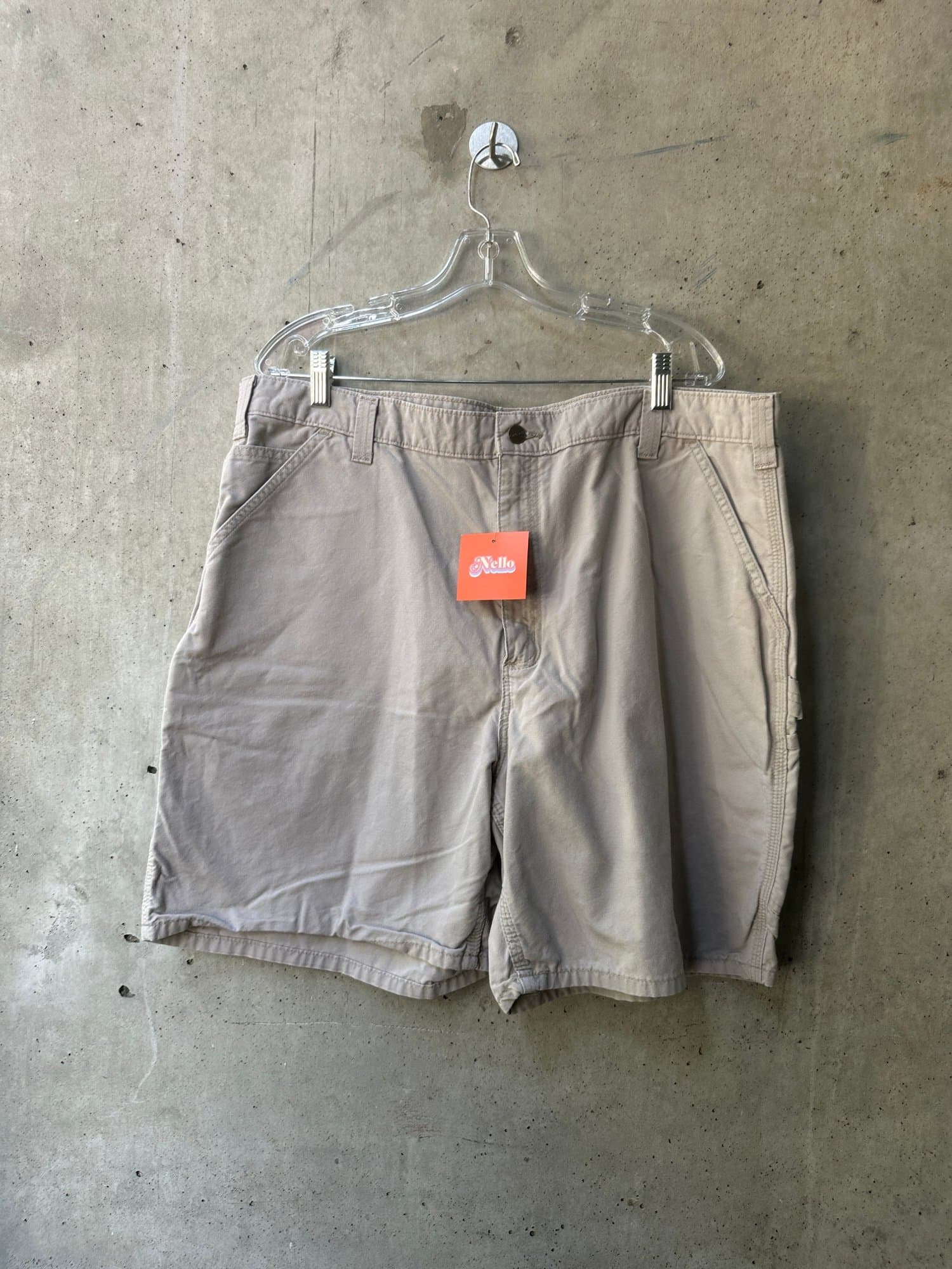 1990s-2000s Carharrt Vintage Khaki Carpenter Shorts