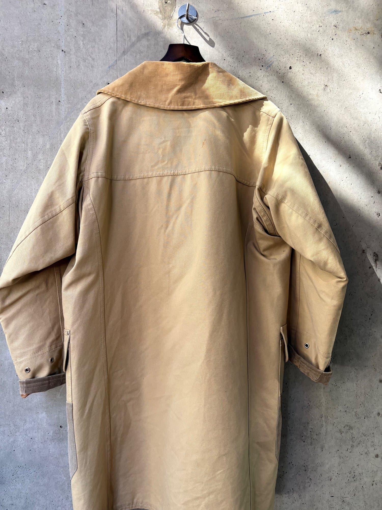 Wales Bonner metal clasp beige trench