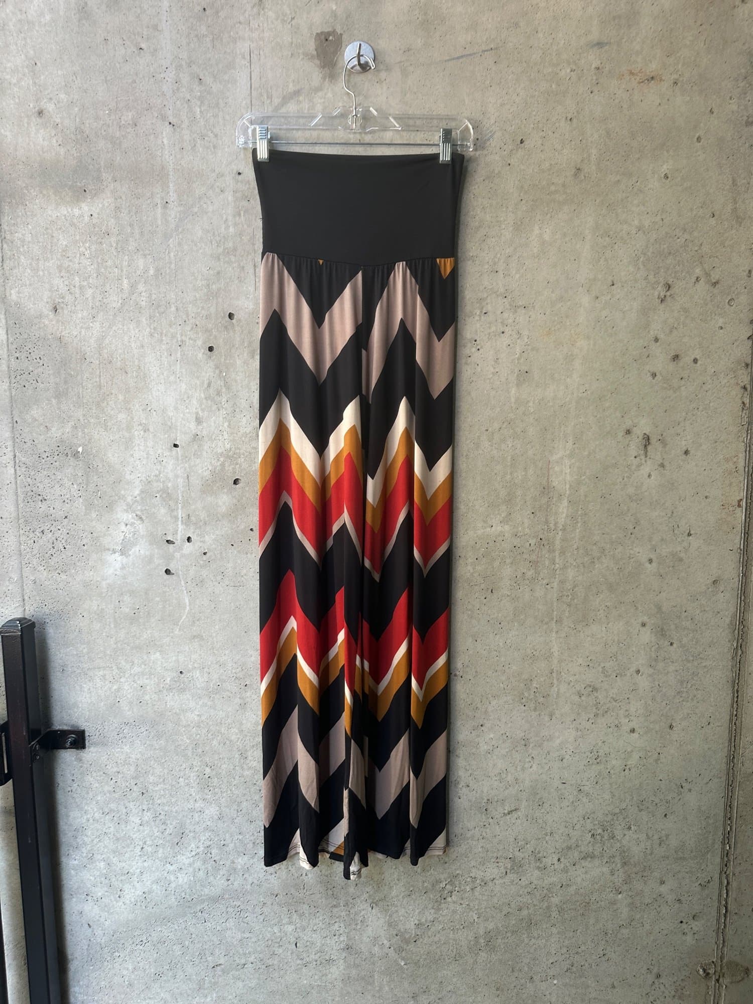 1980s-1990s Monaco Chevron Multicolored Stretch Pants