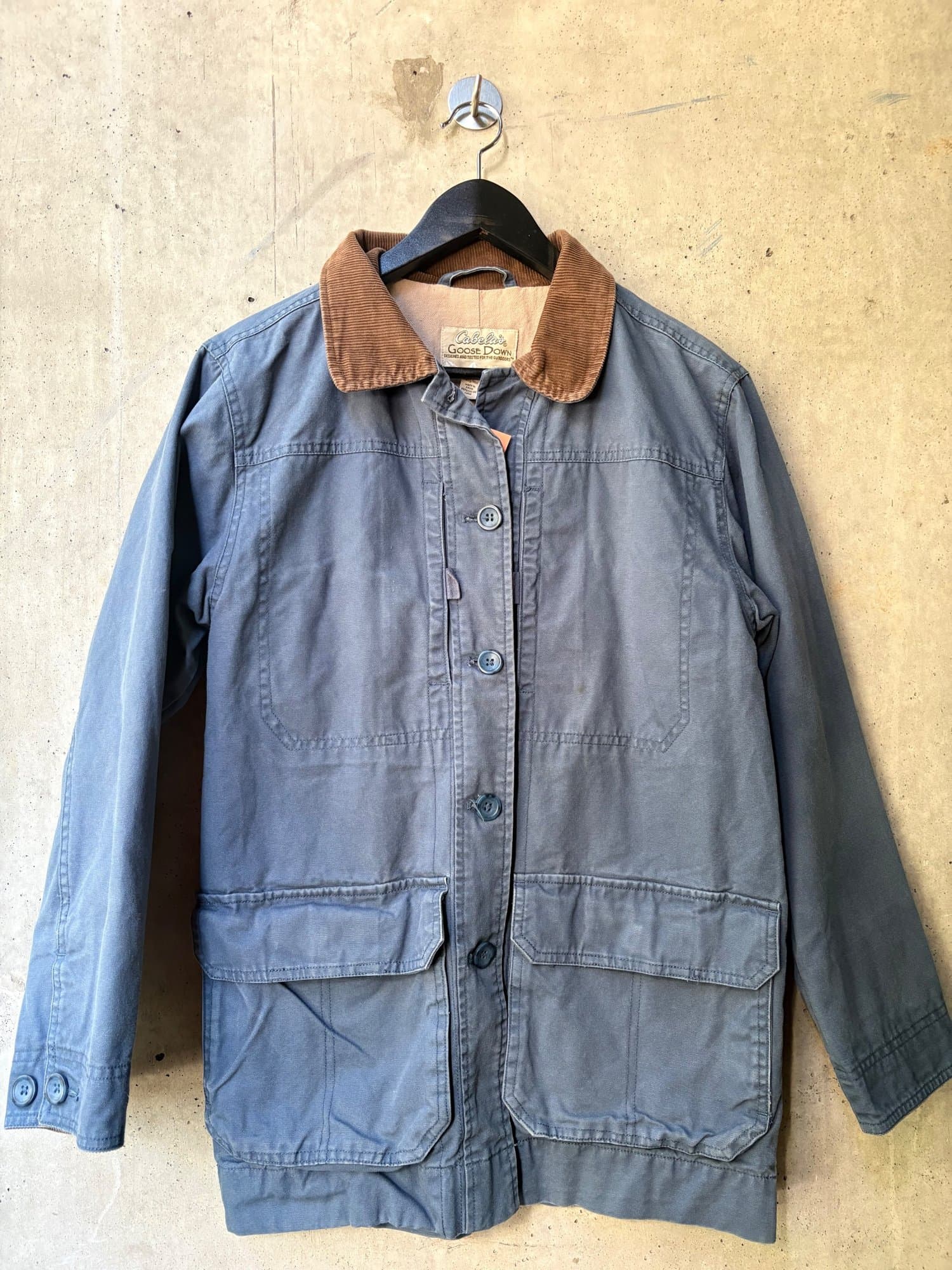 Cabelas 1990s-2000s Blue work jacket