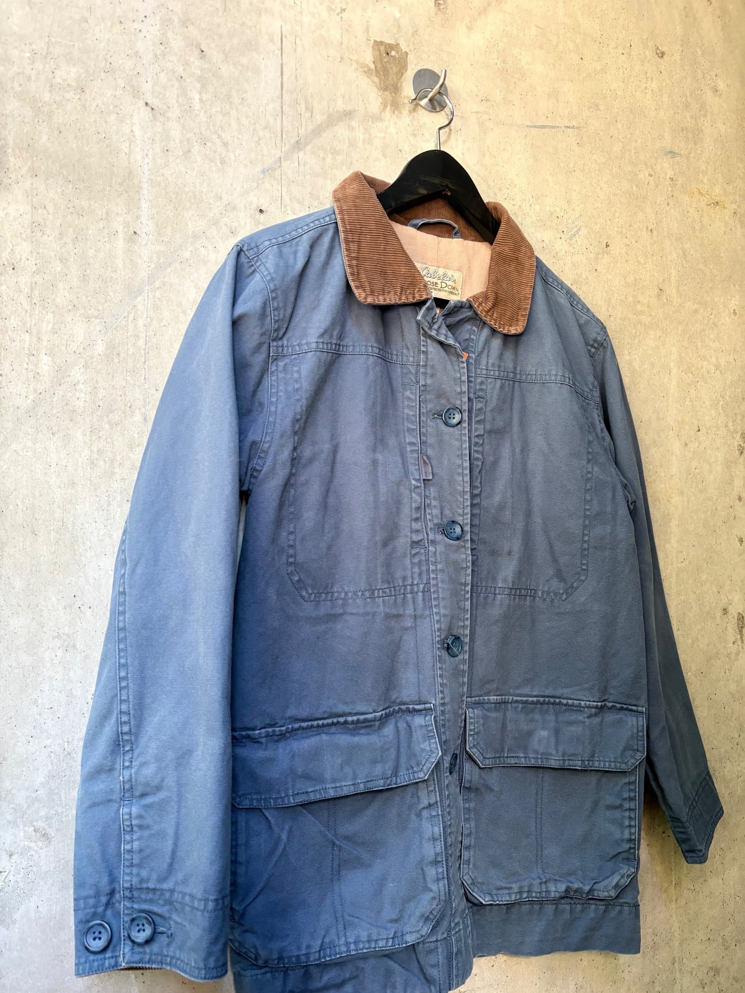 Cabelas 1990s-2000s Blue work jacket