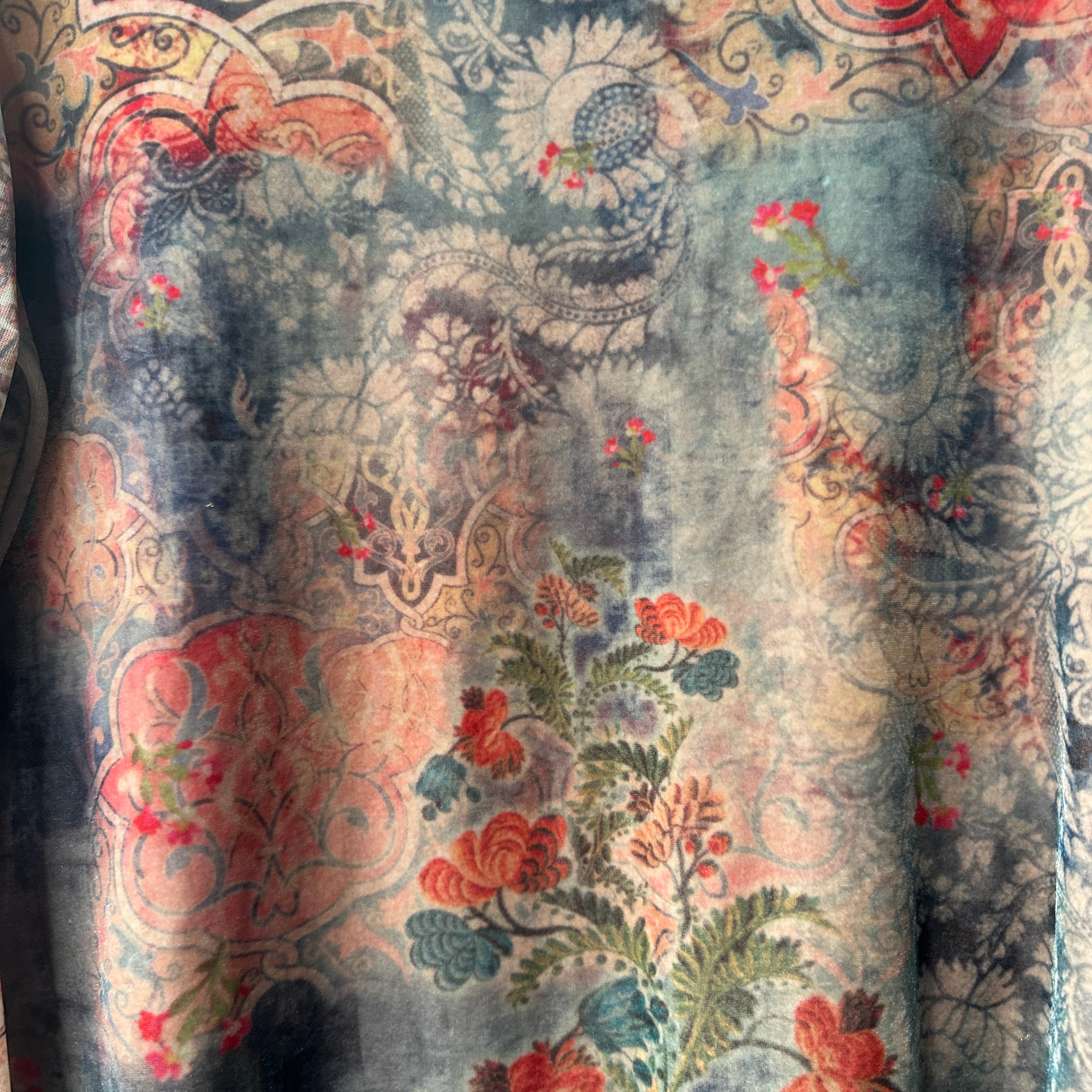 Jane Seymour Signature Boho Mesh Sleeve Top