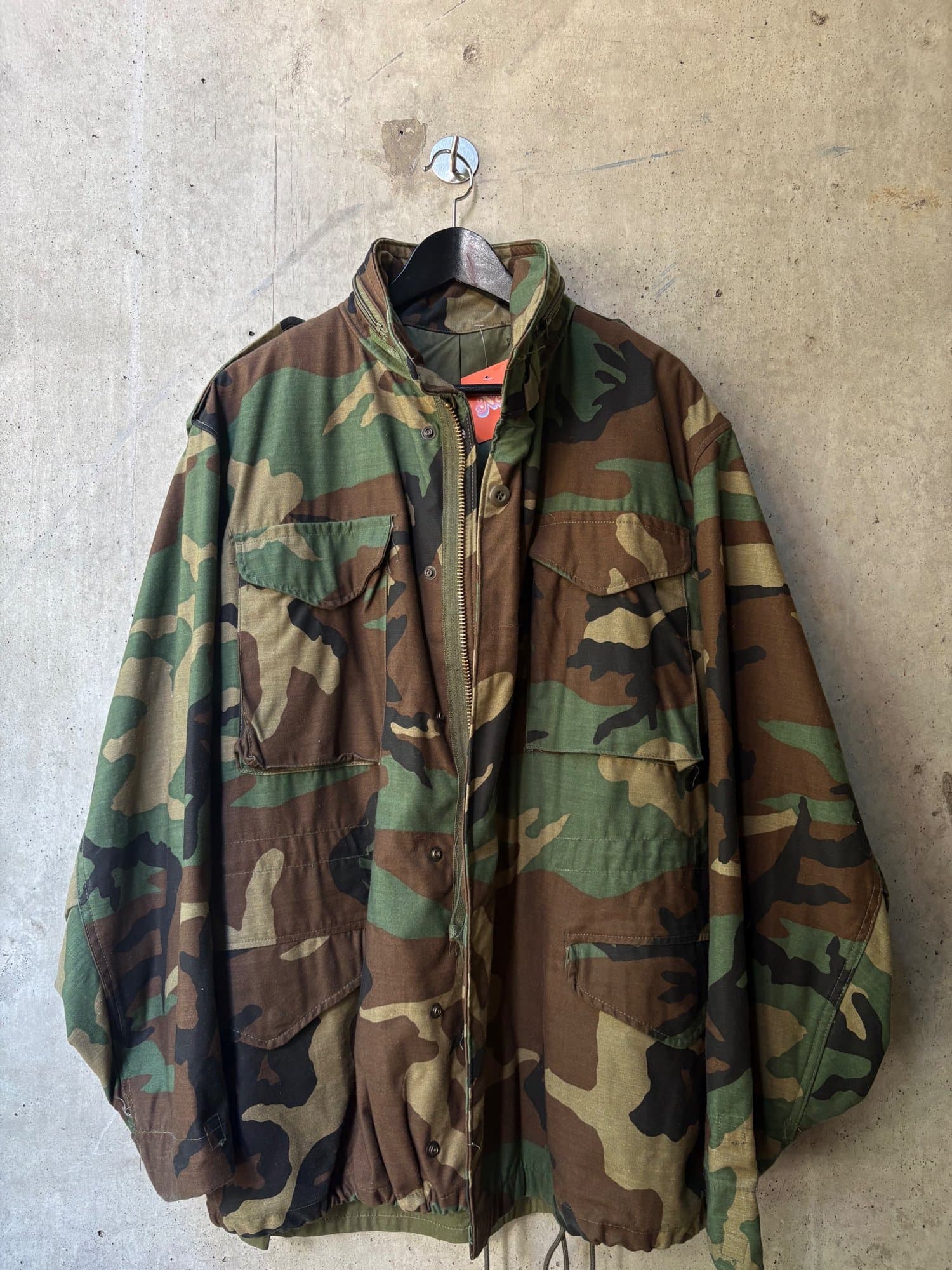1980s-1990s Camo Military Jacket
