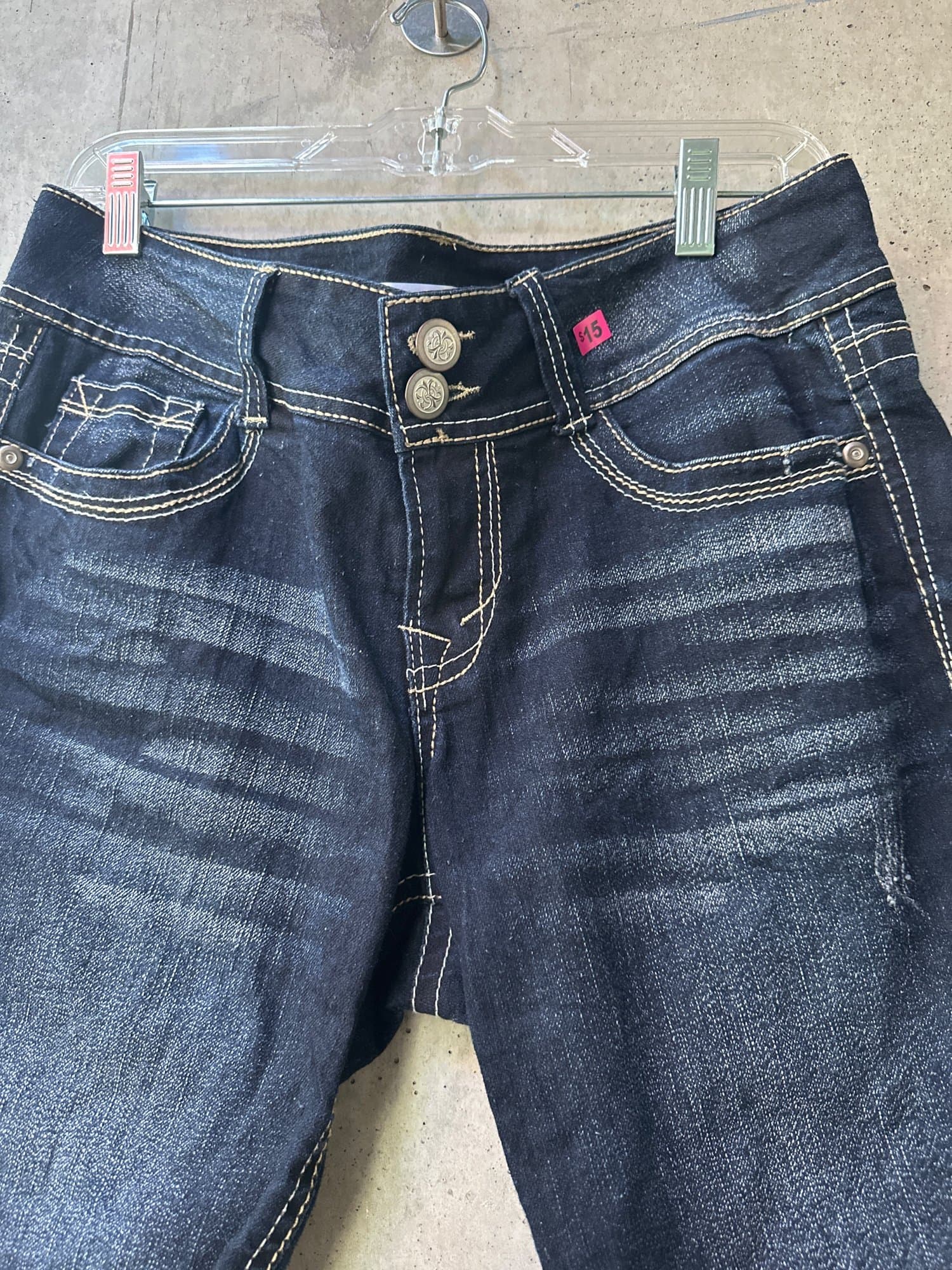 2010s No Boundaries Dark Wash Denim Bermuda Shorts